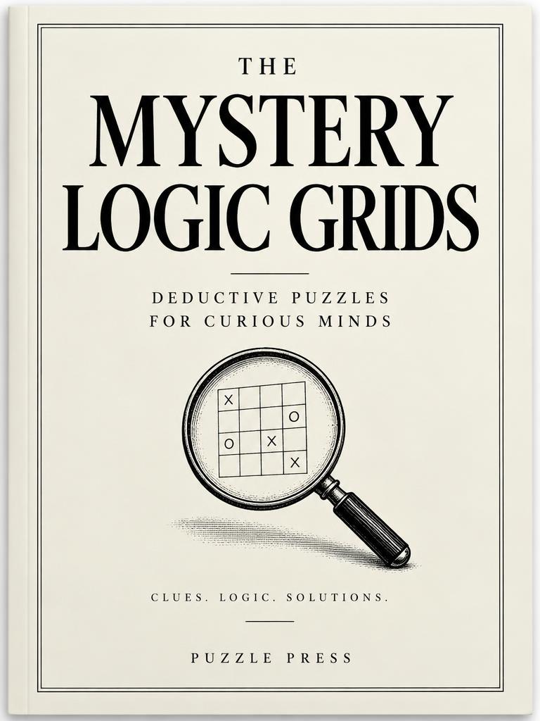 Example logic puzzle book cover